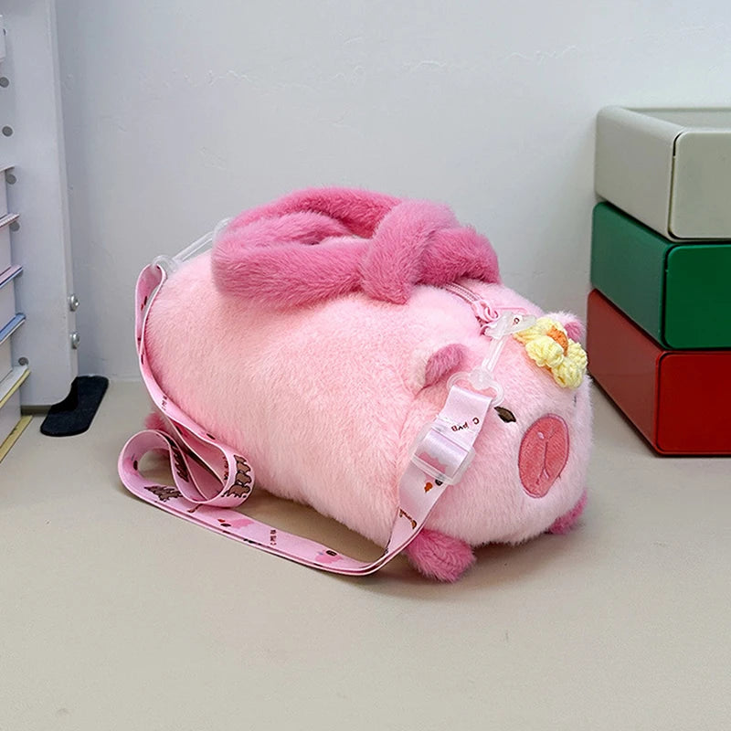 Mignon en peluche Capybara créatif grande capacité de dessin animé coréen sac à main portable