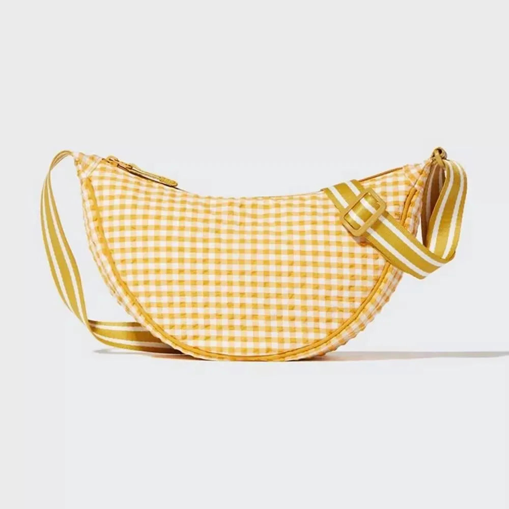 Design simple Sac à bandoulière Hobos à carreaux