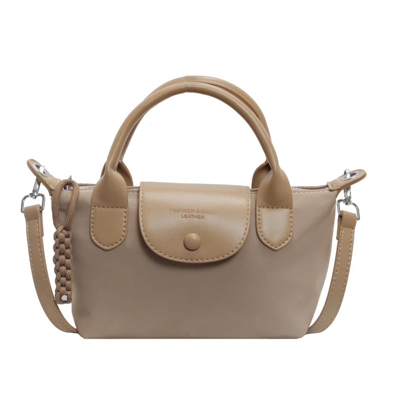 Fashion Lightweight Simple Ladies Shoulder Bag, Large Capacity Durable Classic Ladies Crossbody Dumpling Bag, All Seasons