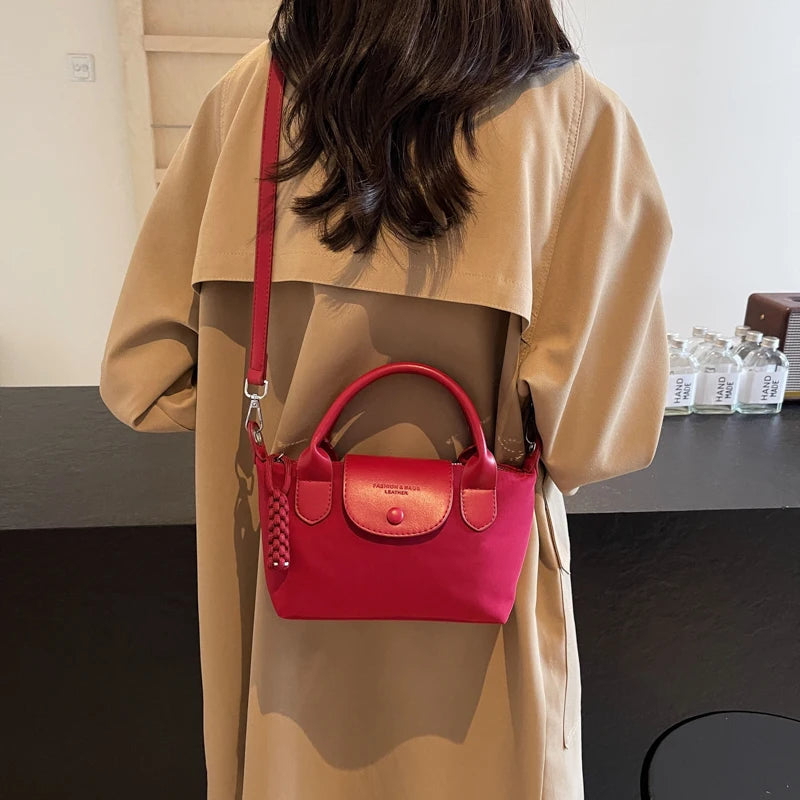 Fashion Lightweight Simple Ladies Shoulder Bag, Large Capacity Durable Classic Ladies Crossbody Dumpling Bag, All Seasons