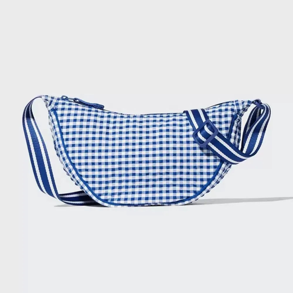 Design simple Sac à bandoulière Hobos à carreaux