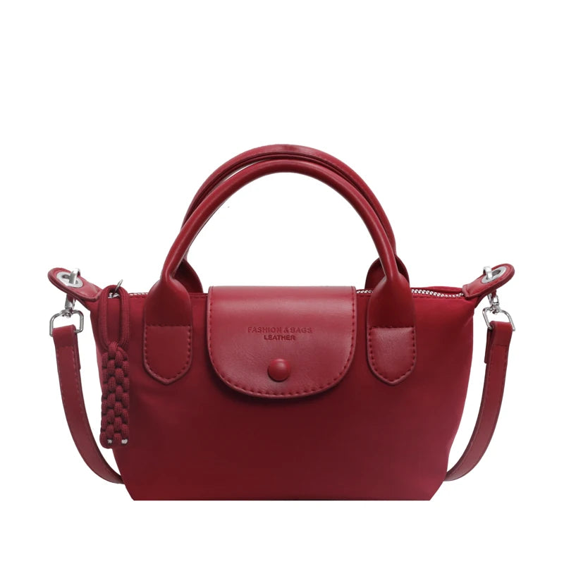 Fashion Lightweight Simple Ladies Shoulder Bag, Large Capacity Durable Classic Ladies Crossbody Dumpling Bag, All Seasons