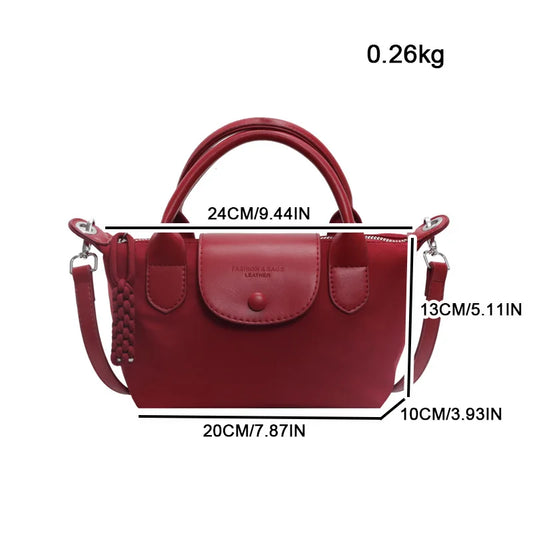Fashion Lightweight Simple Ladies Shoulder Bag, Large Capacity Durable Classic Ladies Crossbody Dumpling Bag, All Seasons