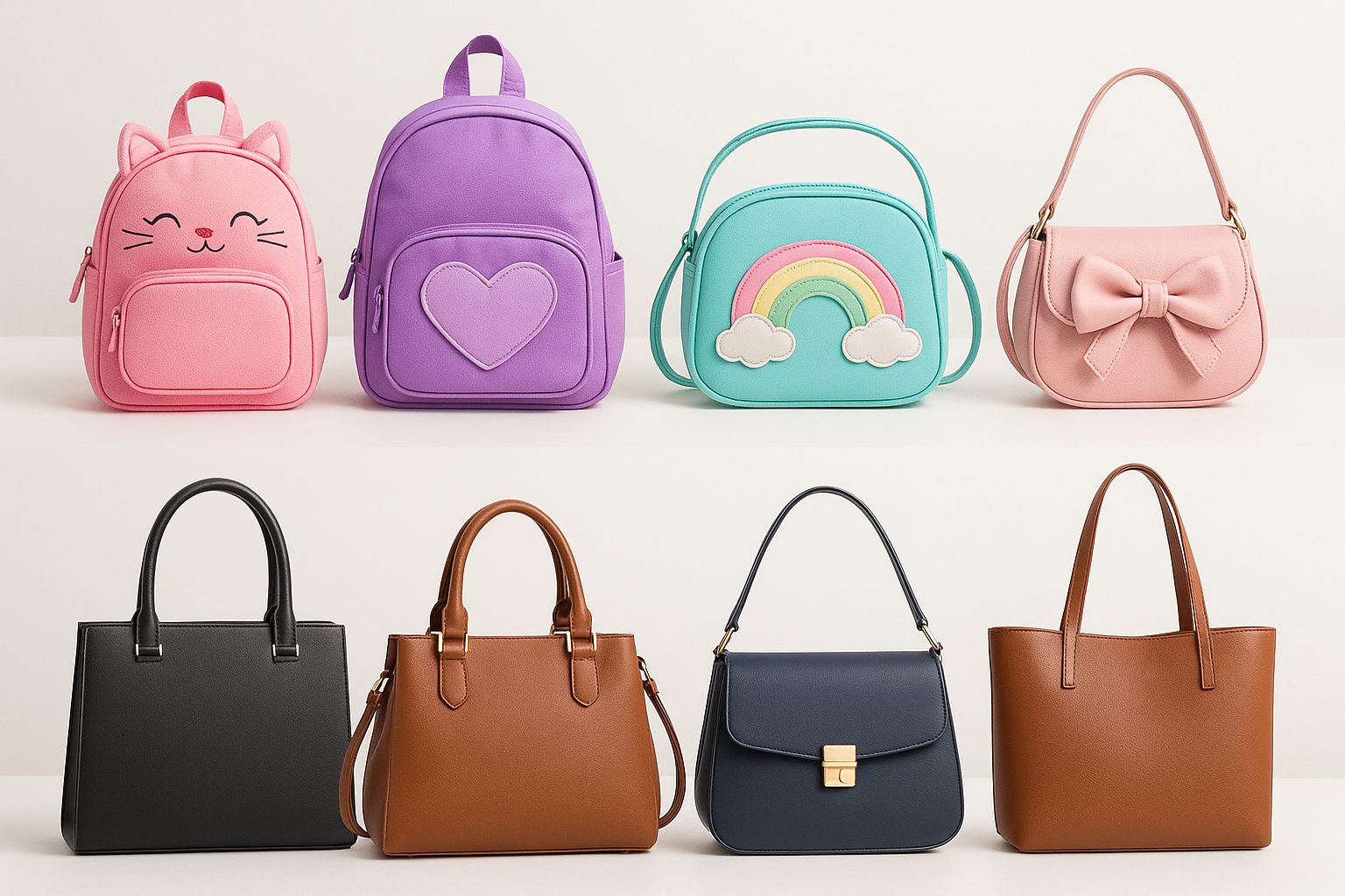 Sac enfant et femmes